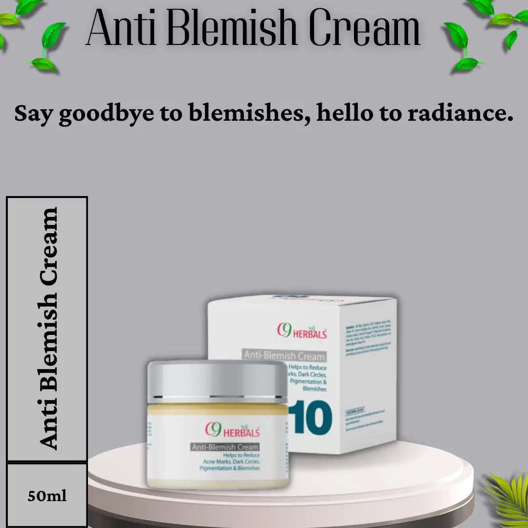 Anti Blemish Cream For Reduction Of Acne Marks, Dark Circles And Pigmentation. (50ML)