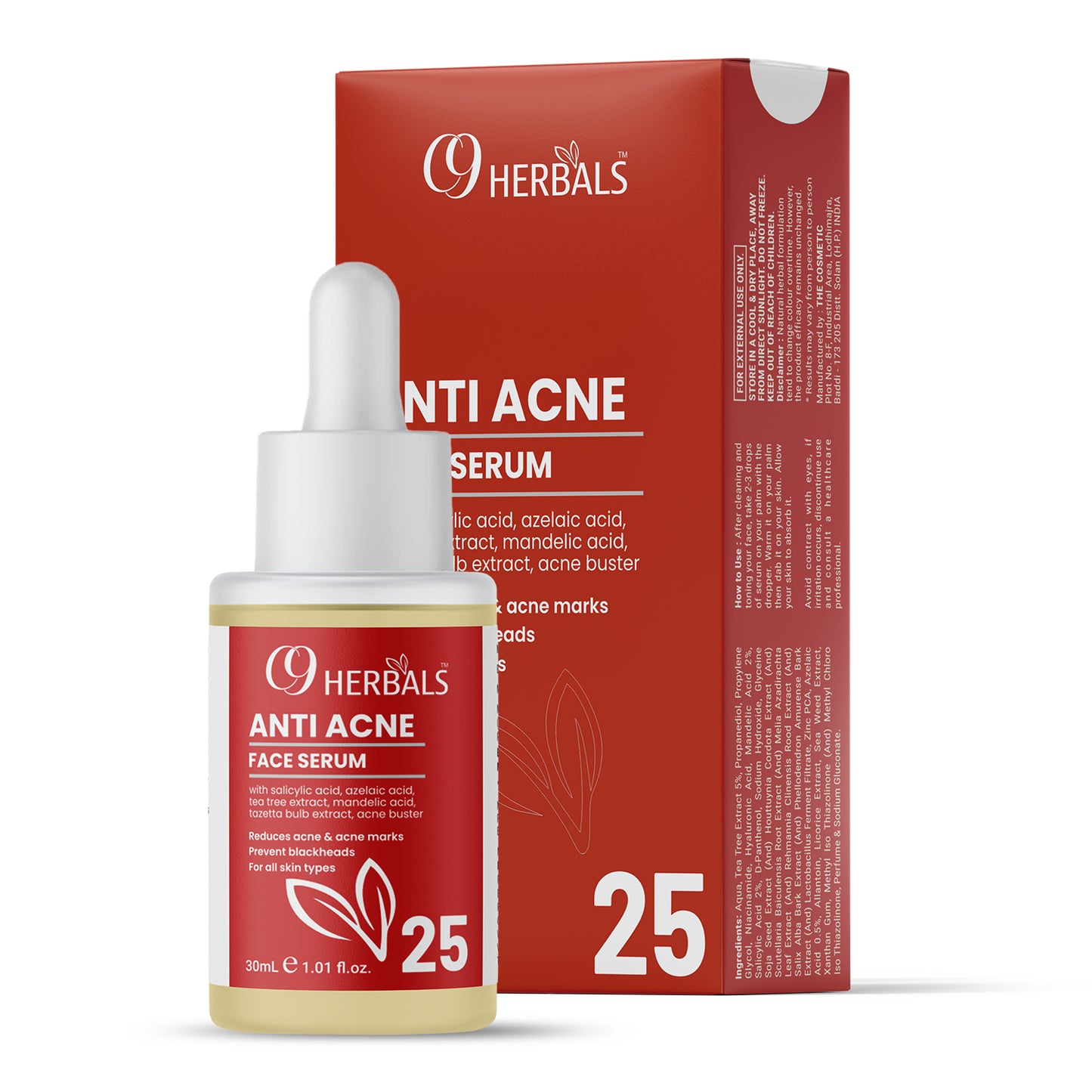 Anti Acne Face Serum | Salicylic Acid | Tea Tree Extract | Reduces Acne & Acne Marks | Prevent Blackheads