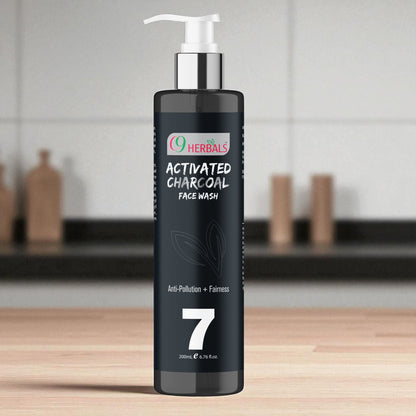 Charcoal Facewash For All Skin Types, With Neem Leaf And Vitamin E (200ML)