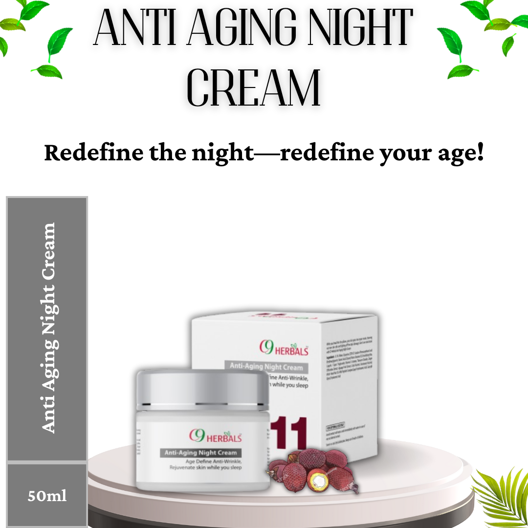 Anti Aging Night Cream For Fine Lines And Wrinkles, 50ML
