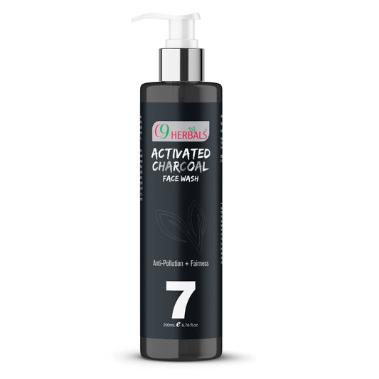 Charcoal Facewash For All Skin Types, With Neem Leaf And Vitamin E (200ML)