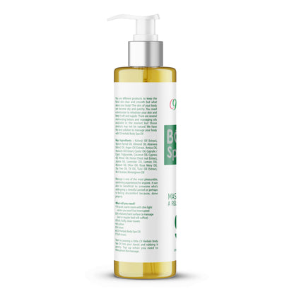 Body Spa Oil With Olive Oil And Tulsi Oil For Mind And Body Relaxing