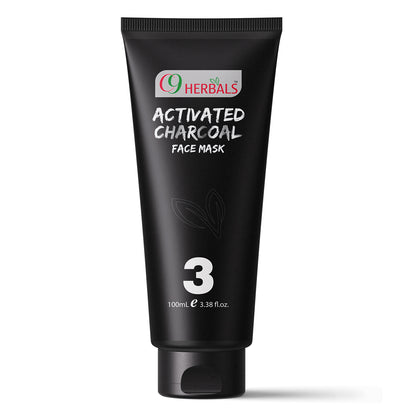 Activated Charcoal Face Mask With Aloevera And Liquorice