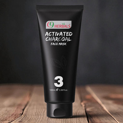 Activated Charcoal Face Mask With Aloevera And Liquorice