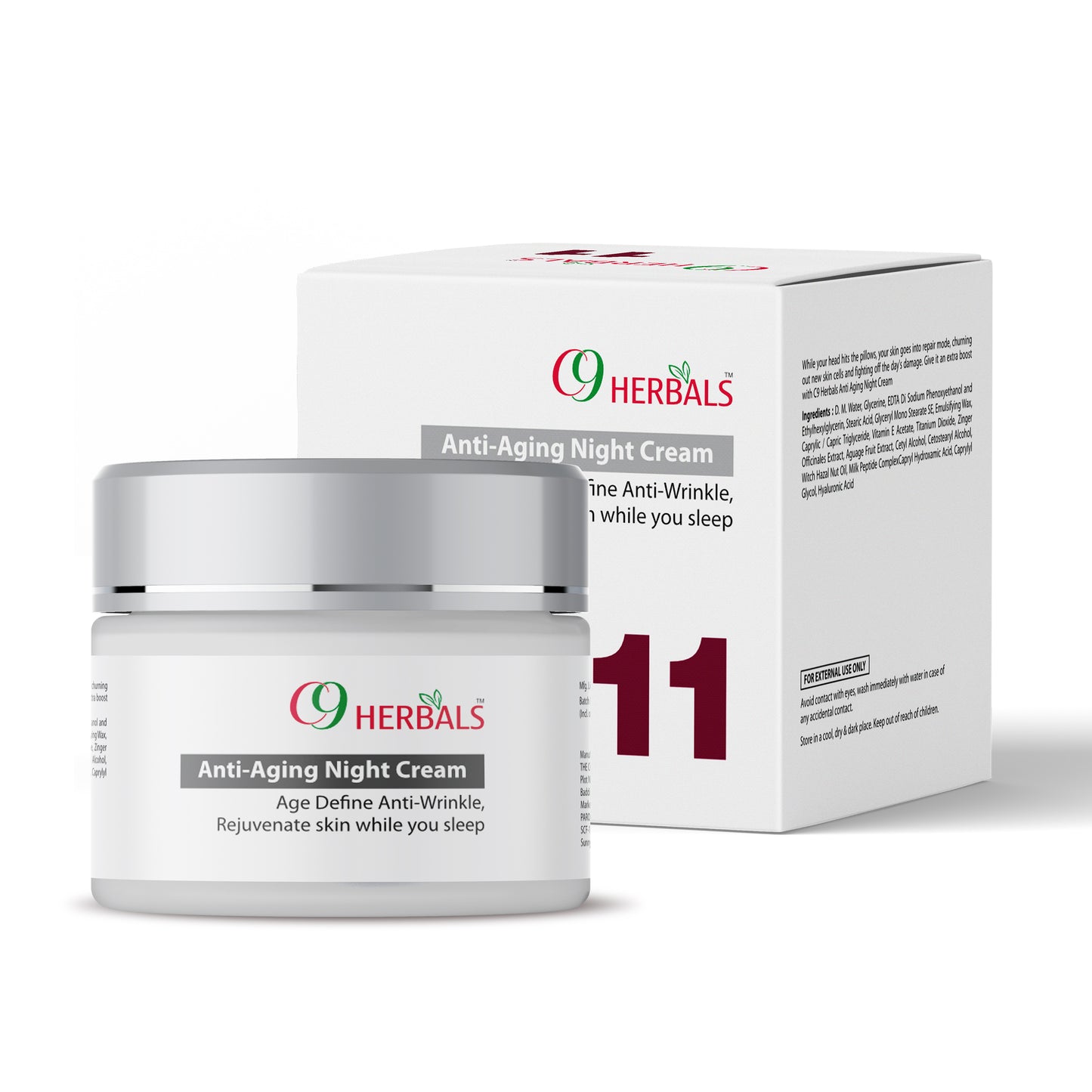 Anti Aging Night Cream For Fine Lines And Wrinkles, 50ML
