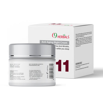 Anti Aging Night Cream For Fine Lines And Wrinkles, 50ML