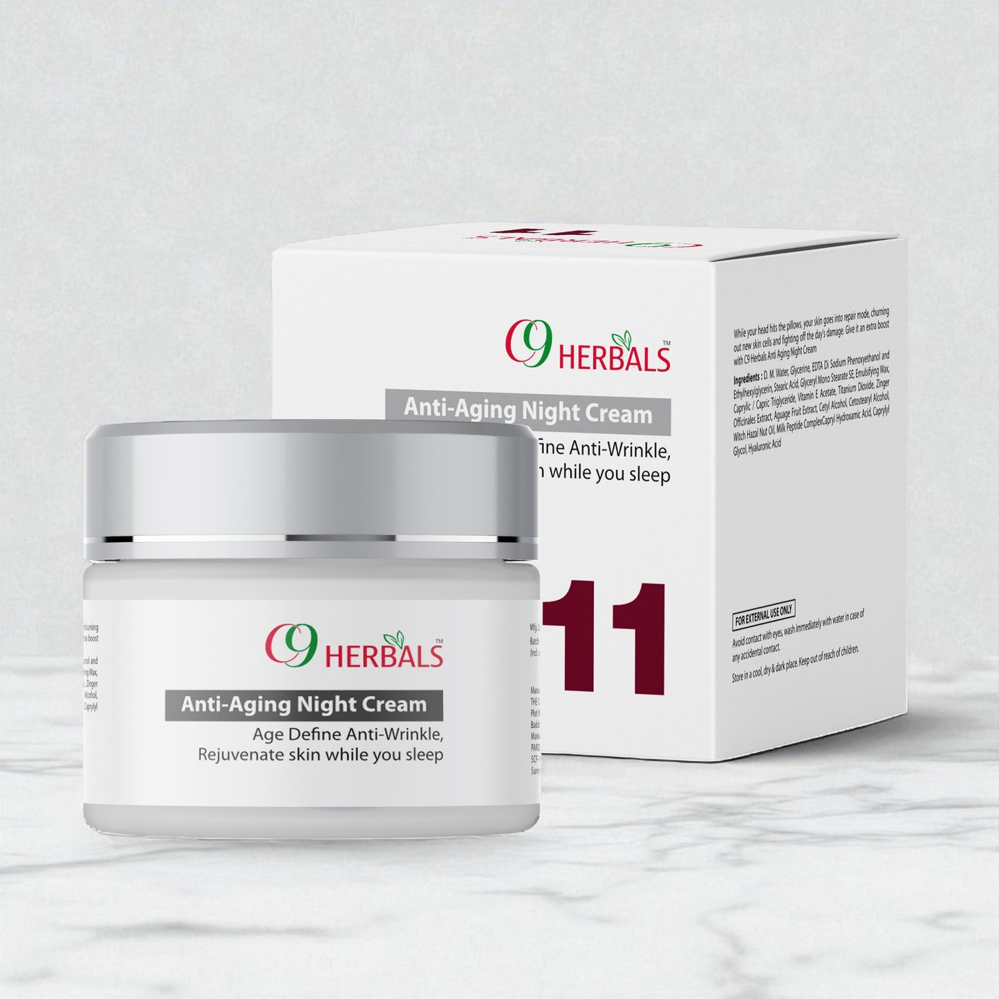 Anti Aging Night Cream For Fine Lines And Wrinkles, 50ML