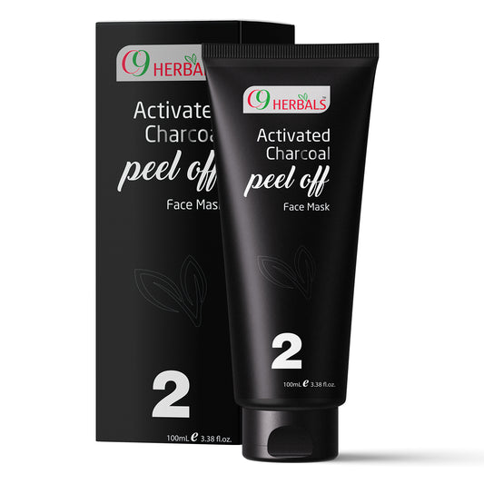 Activated Charcoal Peel Off Face Mask With Natural Aloevera And Tea Tree Oil, 100ml
