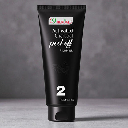 Activated Charcoal Peel Off Face Mask With Natural Aloevera And Tea Tree Oil, 100ml
