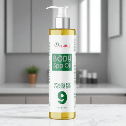 Body Spa Oil With Olive Oil And Tulsi Oil For Mind And Body Relaxing